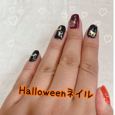 おゆ on LIPS 「初のHalloweenネイルを投稿。DAISOのインスタ投稿を..」（1枚目）