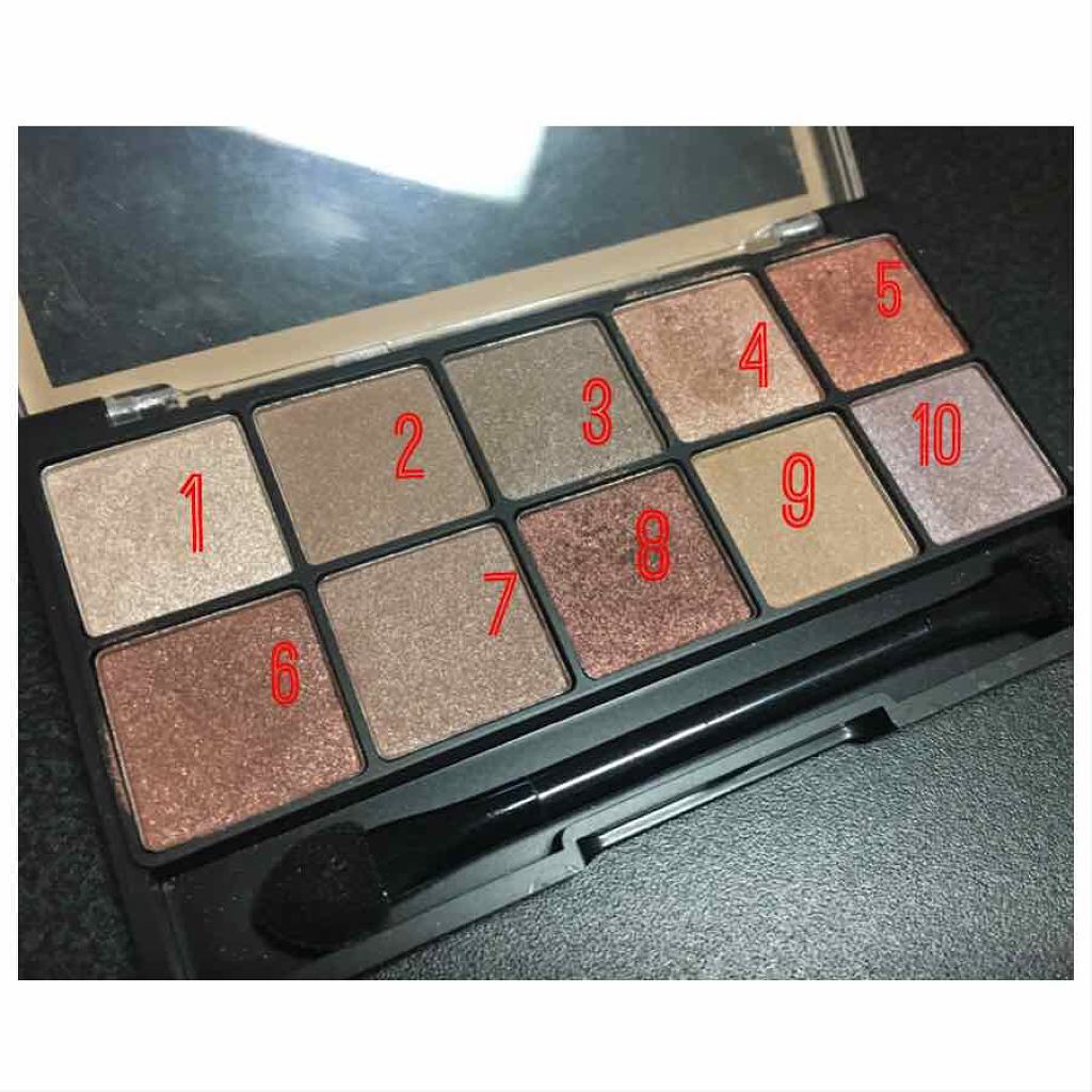NATURAL SHADOW PALETTE/CITY COLOR/アイシャドウパレットを使ったクチコミ(2枚目)