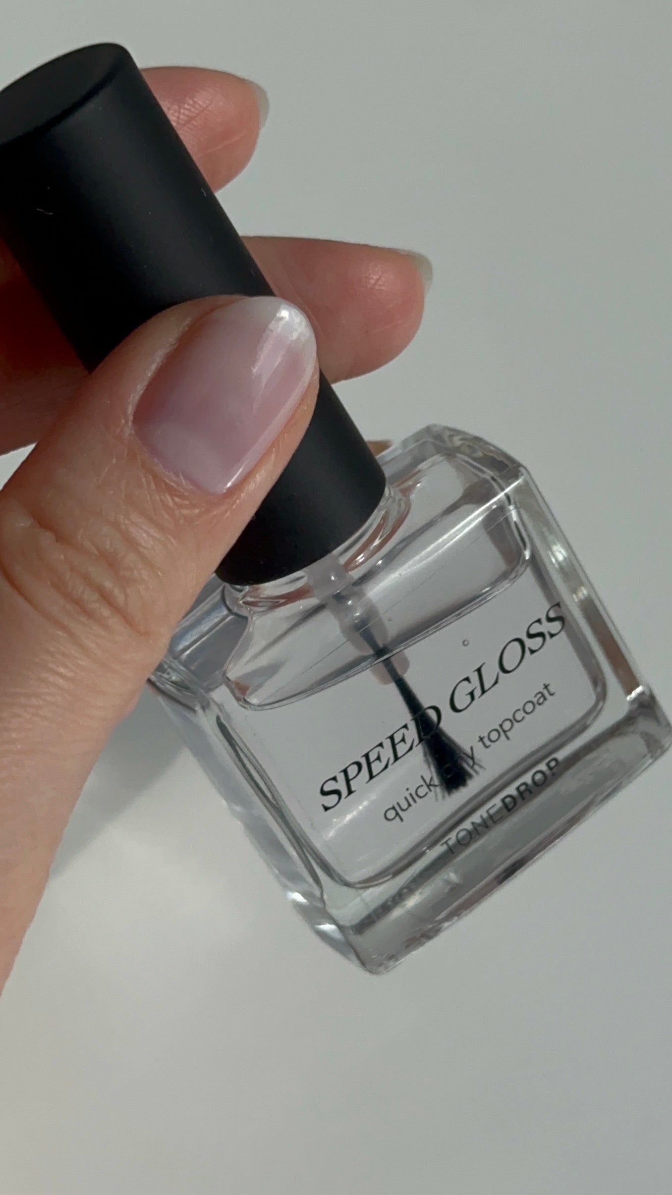 TONE DROP スピードグロス クイックドライトップコート T01/D-UP/ネイルトップコートを使ったクチコミ(1枚目)