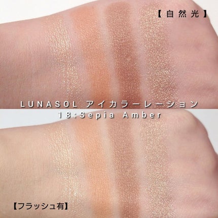 アイカラーレーション/LUNASOL/アイシャドウパレットを使ったクチコミ(5枚目)