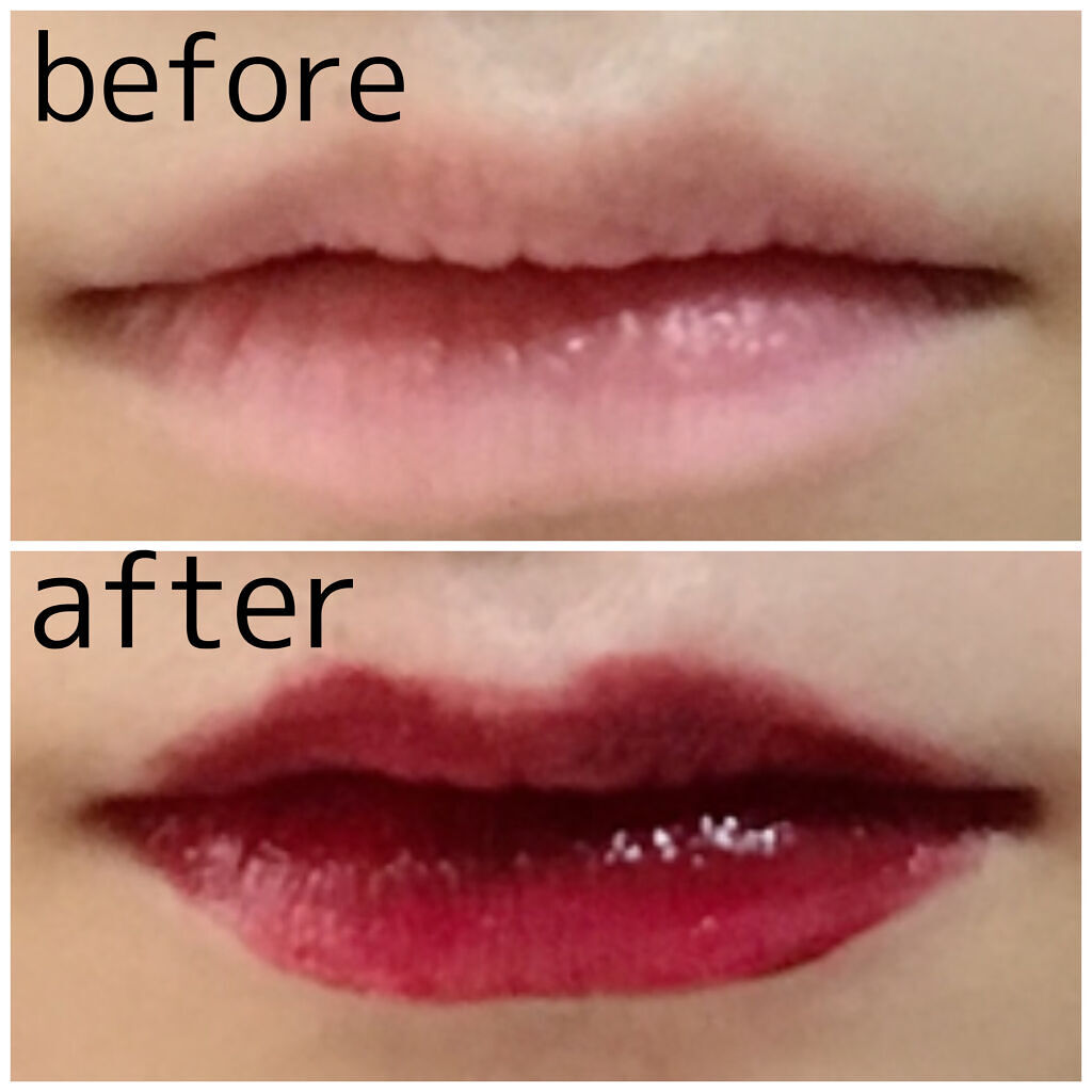 ジューシーラスティングティント/rom&nd/リップティントを使ったクチコミ（3枚目）