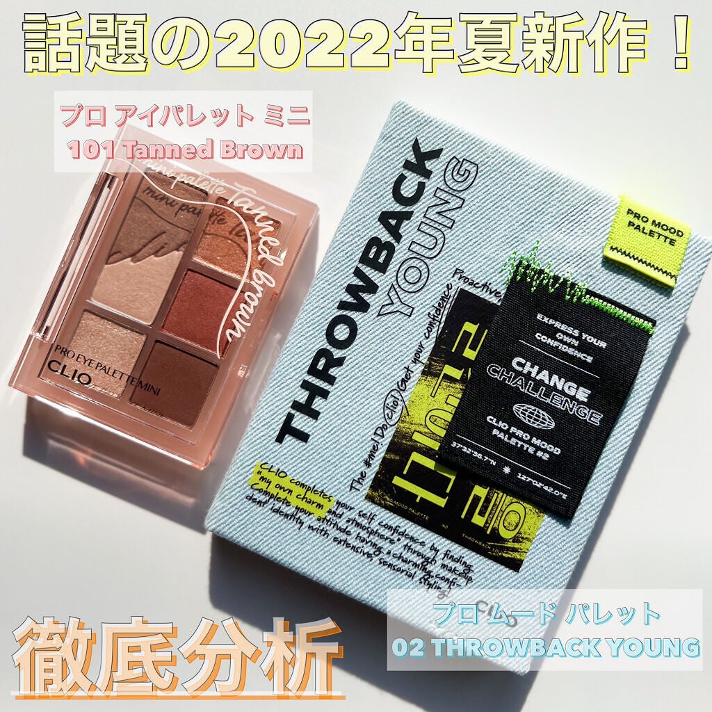 プロ アイパレット ミニ/CLIO/アイシャドウパレットを使ったクチコミ(2枚目)