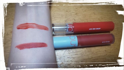 ゼロベルベットティント/rom&nd/リップティントを使ったクチコミ(3枚目)