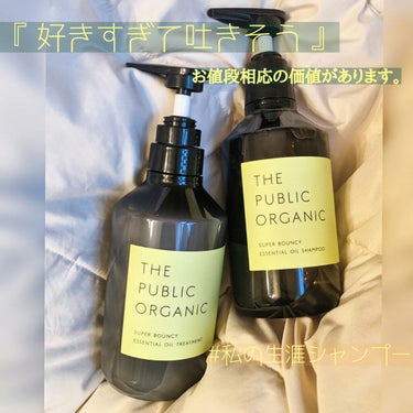 スーパーバウンシー DM シャンプー／DM ヘア トリートメント/THE PUBLIC ORGANIC/シャンプー・コンディショナーを使ったクチコミ（1枚目）