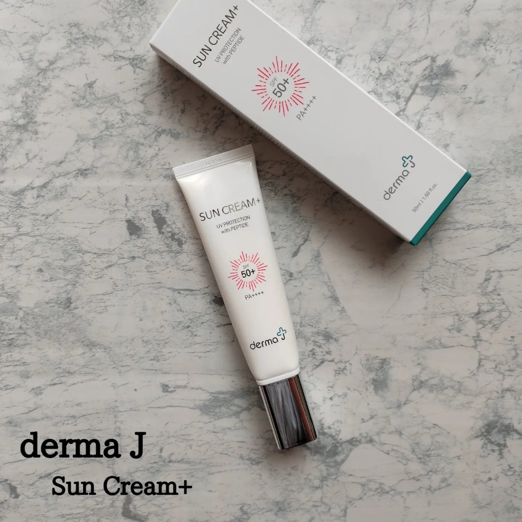 サンクリーム＋/ DermaJ/日焼け止めクリームを使ったクチコミ（1枚目）