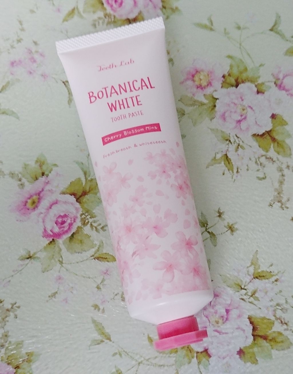 ボタニカルホワイト チェリーブロッサムミント/TeethLab/歯磨き粉を使ったクチコミ（1枚目）