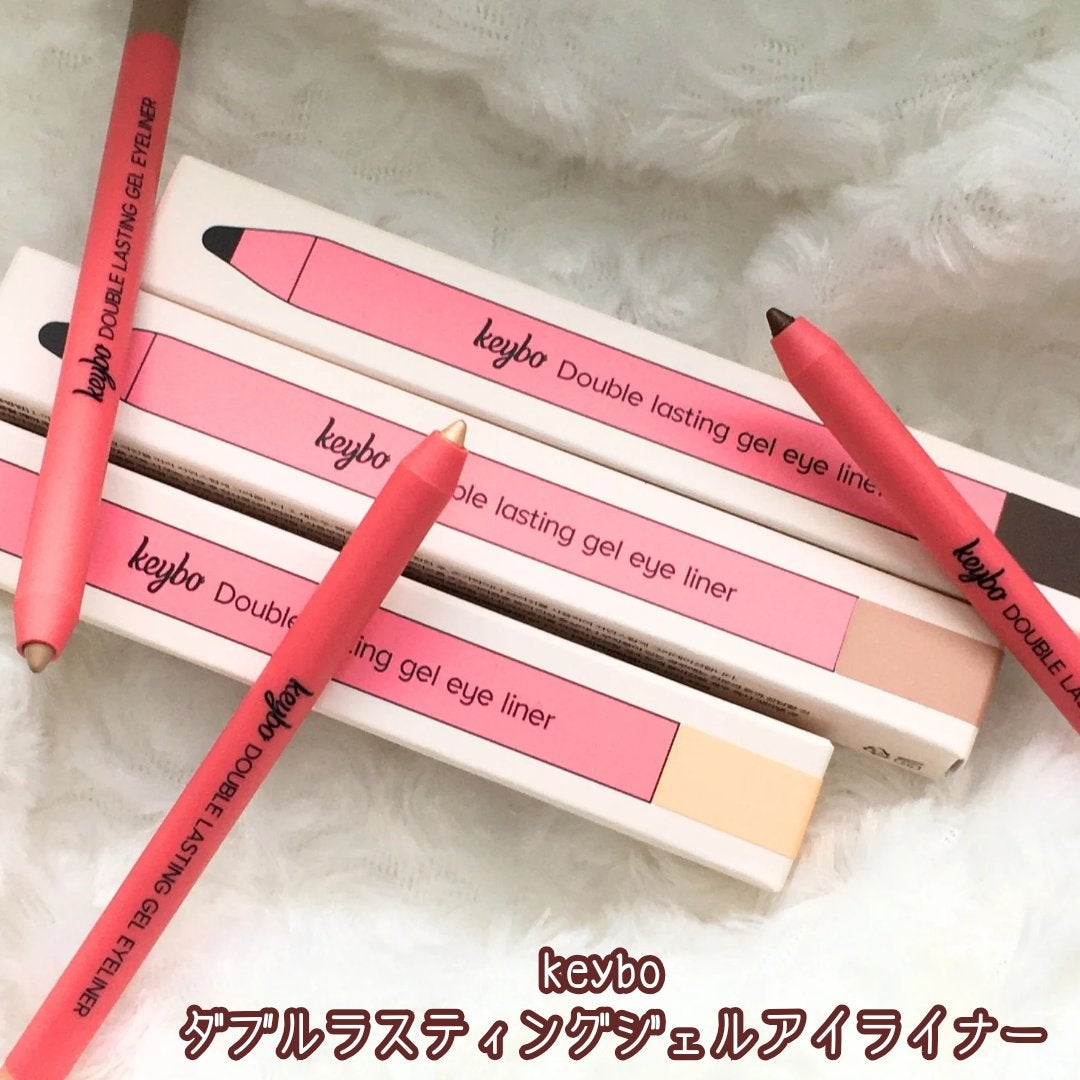ダブルラスティングジェルライナー/keybo/ジェルアイライナーを使ったクチコミ(1枚目)