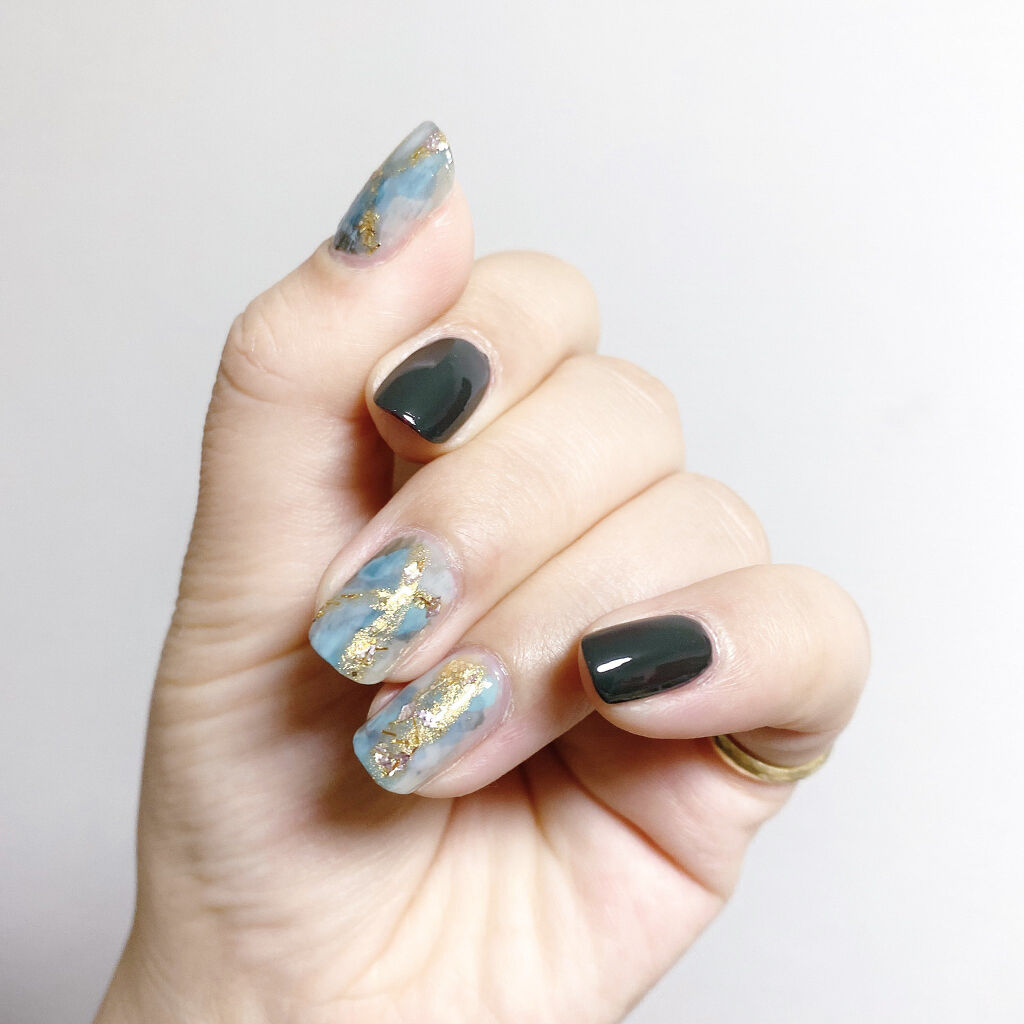 ネイル エナメル 016 カラフルラメ/ちふれ/マニキュアを使ったクチコミ（2枚目）