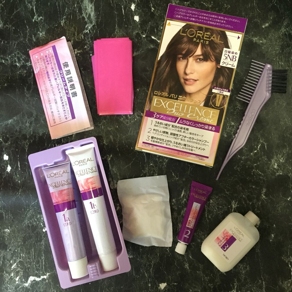 エクセランス R クリームタイプ /ロレアル パリ/ヘアカラーを使ったクチコミ（1枚目）