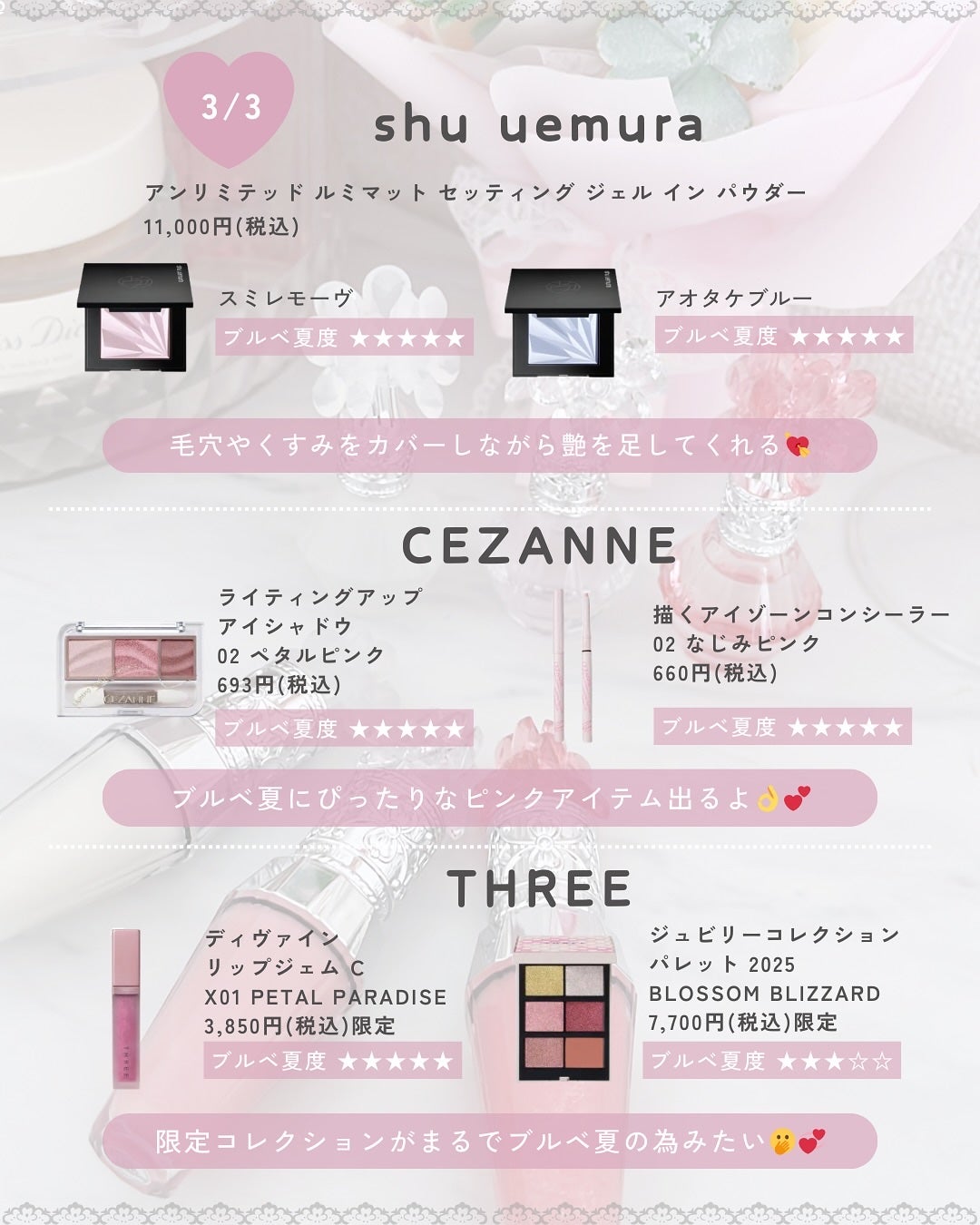 ぴーちゃん🧡インスタでコメント返信 on LIPS 「【ブルベ夏コスメカレンダー】絶賛メガ割祭り最中ですが、ドラコス..」(4枚目)