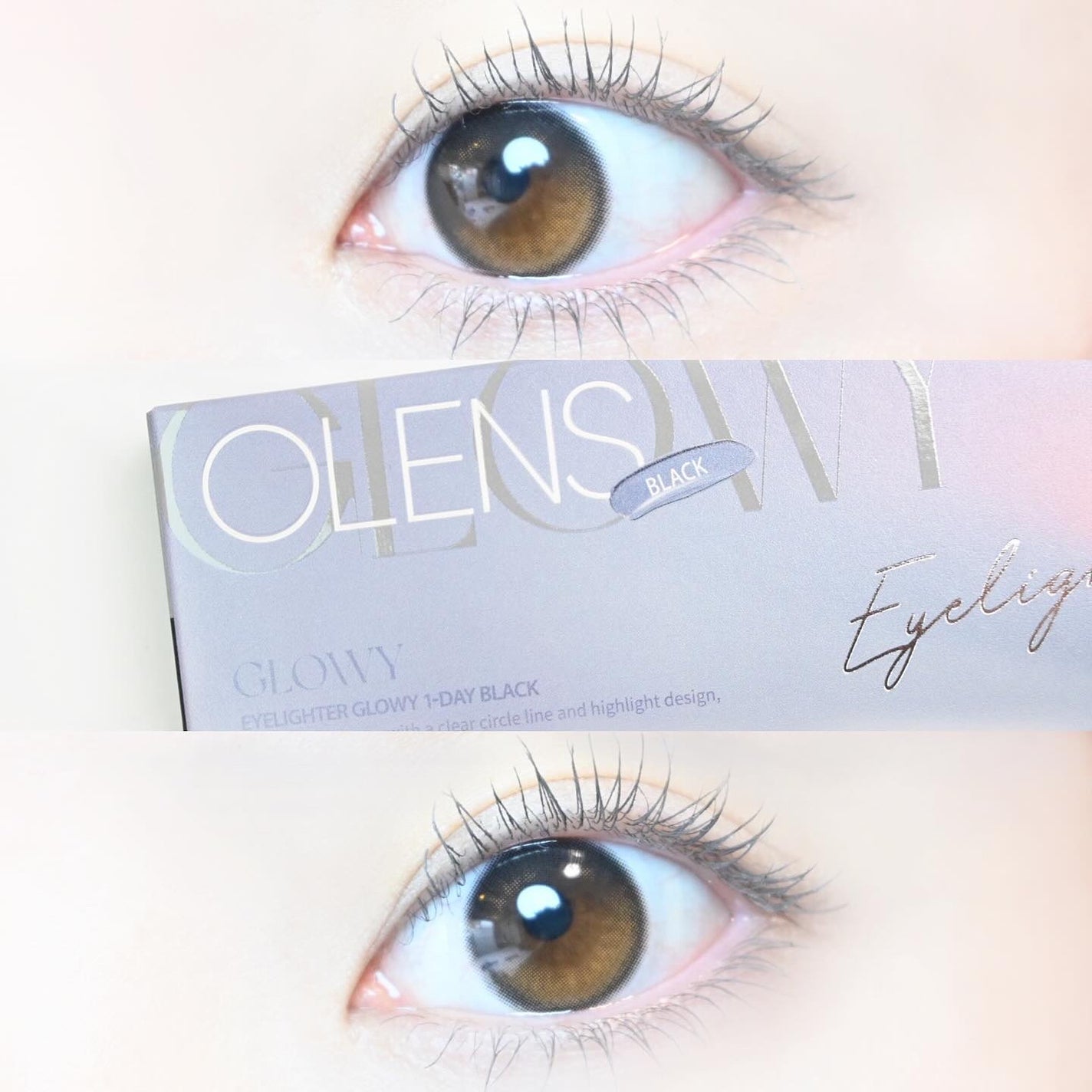 Glowy 1day/OLENS/ワンデー(1DAY)カラコンを使ったクチコミ(3枚目)