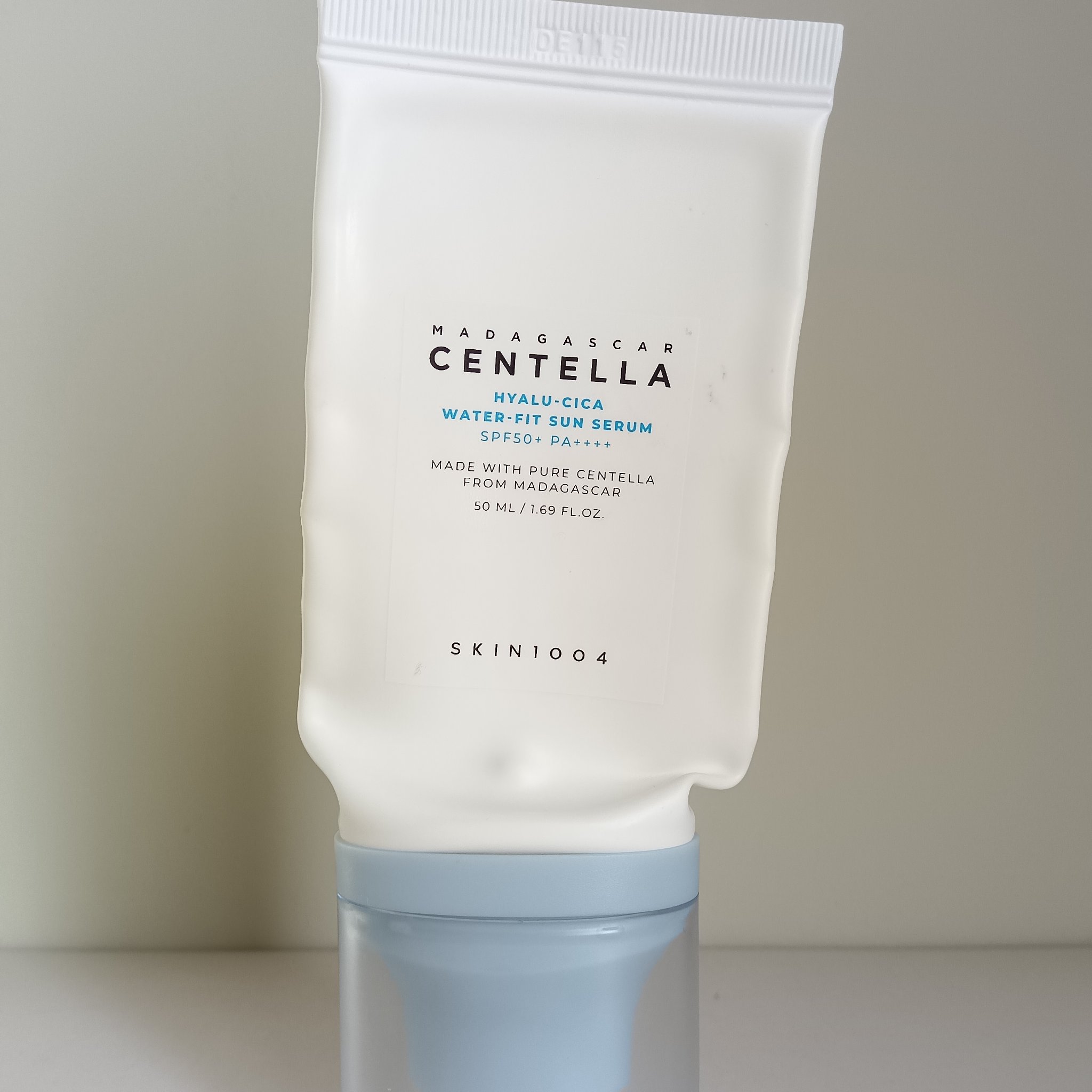 ヒアルーシカ ウォーターフィット サンセラム/SKIN1004/日焼け止めローションを使ったクチコミ（3枚目）