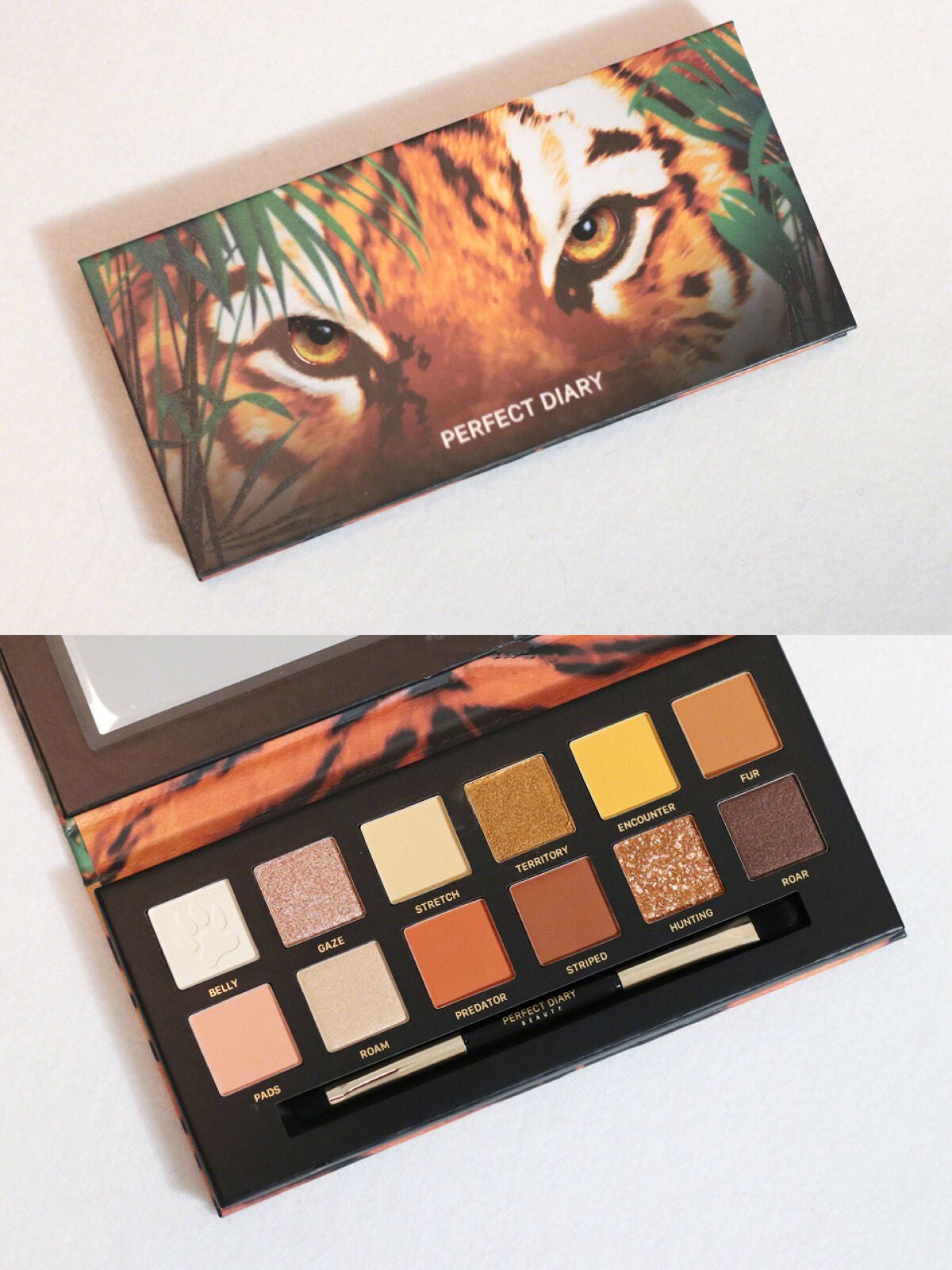 エクスプローラ12色 動物アイシャドウパレット/PERFECT DIARY/アイシャドウパレットを使ったクチコミ(2枚目)