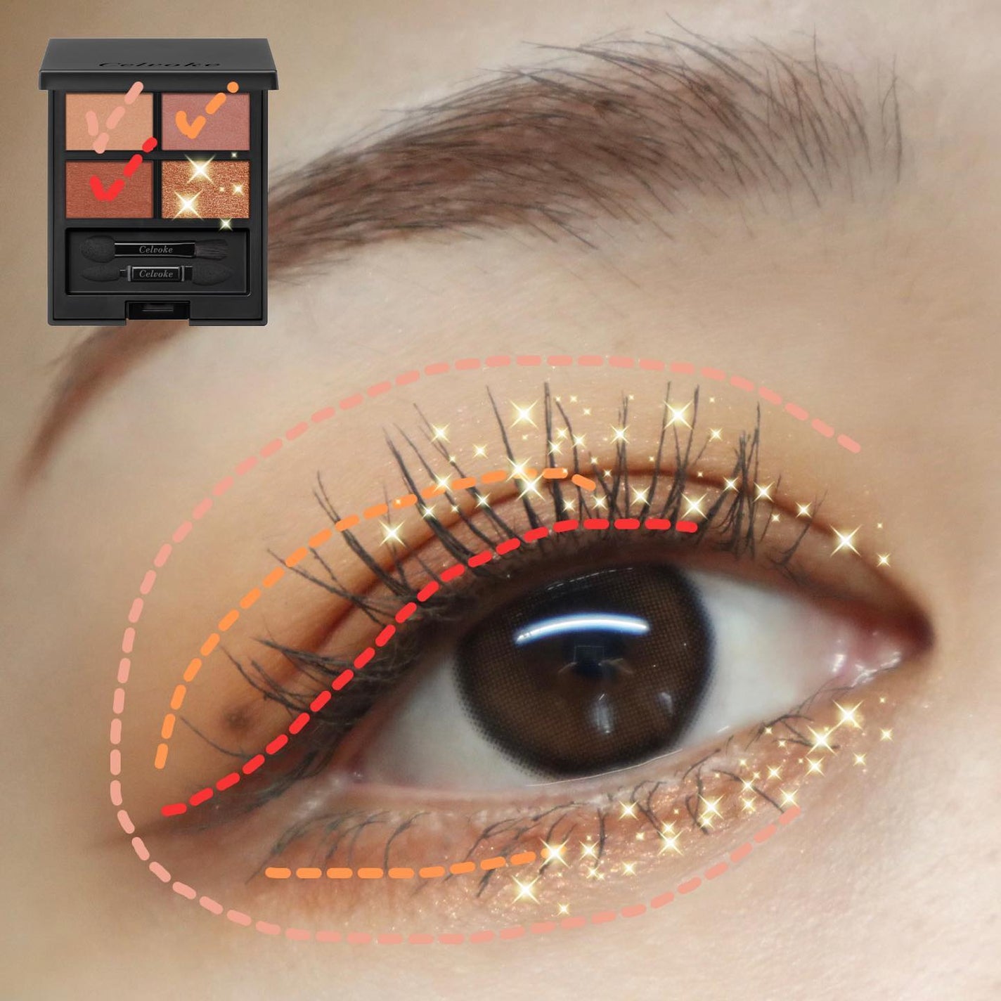 セルヴォーク ヴァティック アイパレット/Celvoke/アイシャドウパレットを使ったクチコミ(5枚目)