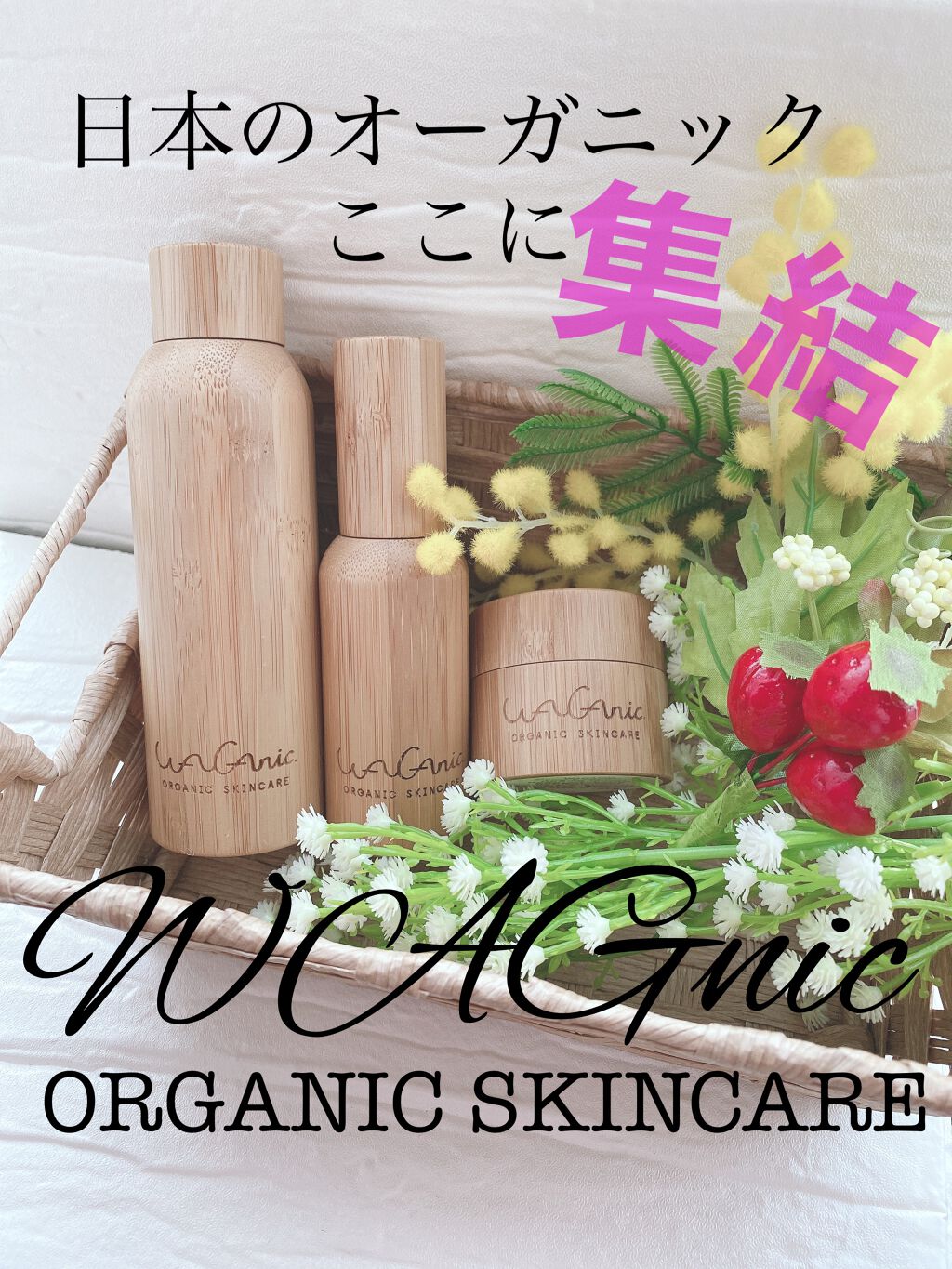 ORGANIC SKINCARE 3set/WAGANIC/スキンケアキットを使ったクチコミ（1枚目）