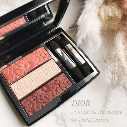 トリオ ブリック パレット<ピュア グロウ>/Dior/アイシャドウパレットを使ったクチコミ(1枚目)