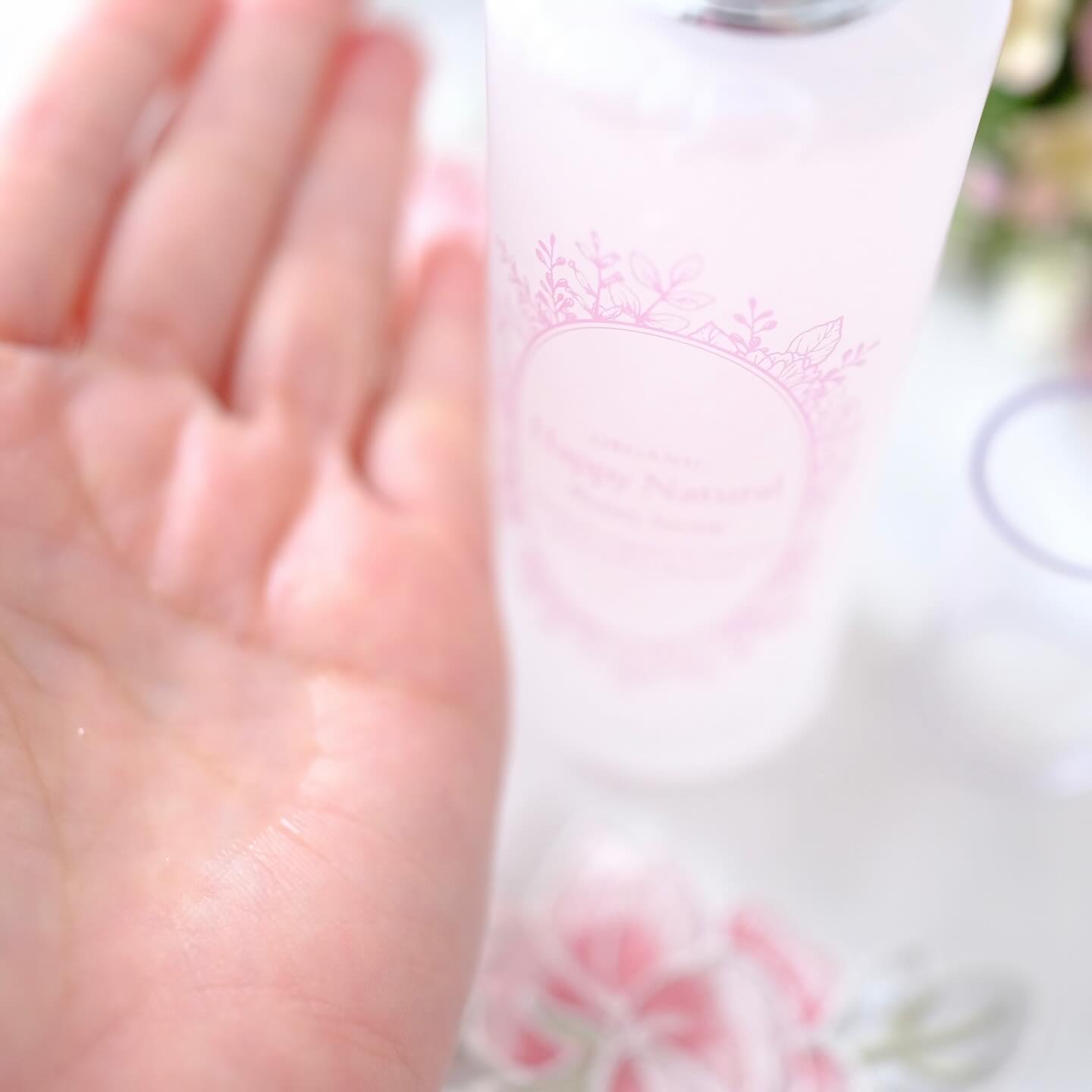 2層式美容液　/ハッピーナチュラル/美容液を使ったクチコミ（2枚目）