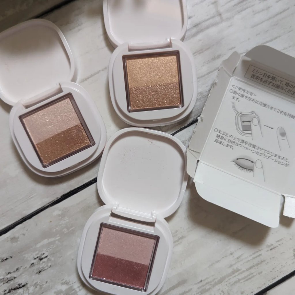 アイカラー 02 ピンクブラウン系/media luxe/アイシャドウパレットを使ったクチコミ（1枚目）