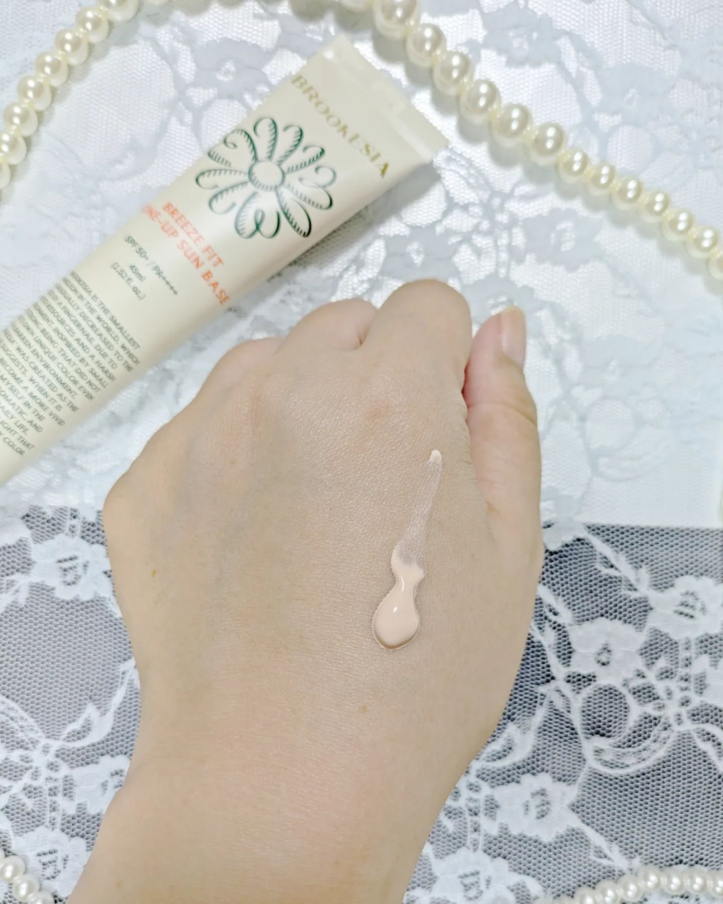 ブリーズフィット トーンアップ サンベース/BROOKESIA/日焼け止めクリームを使ったクチコミ（3枚目）