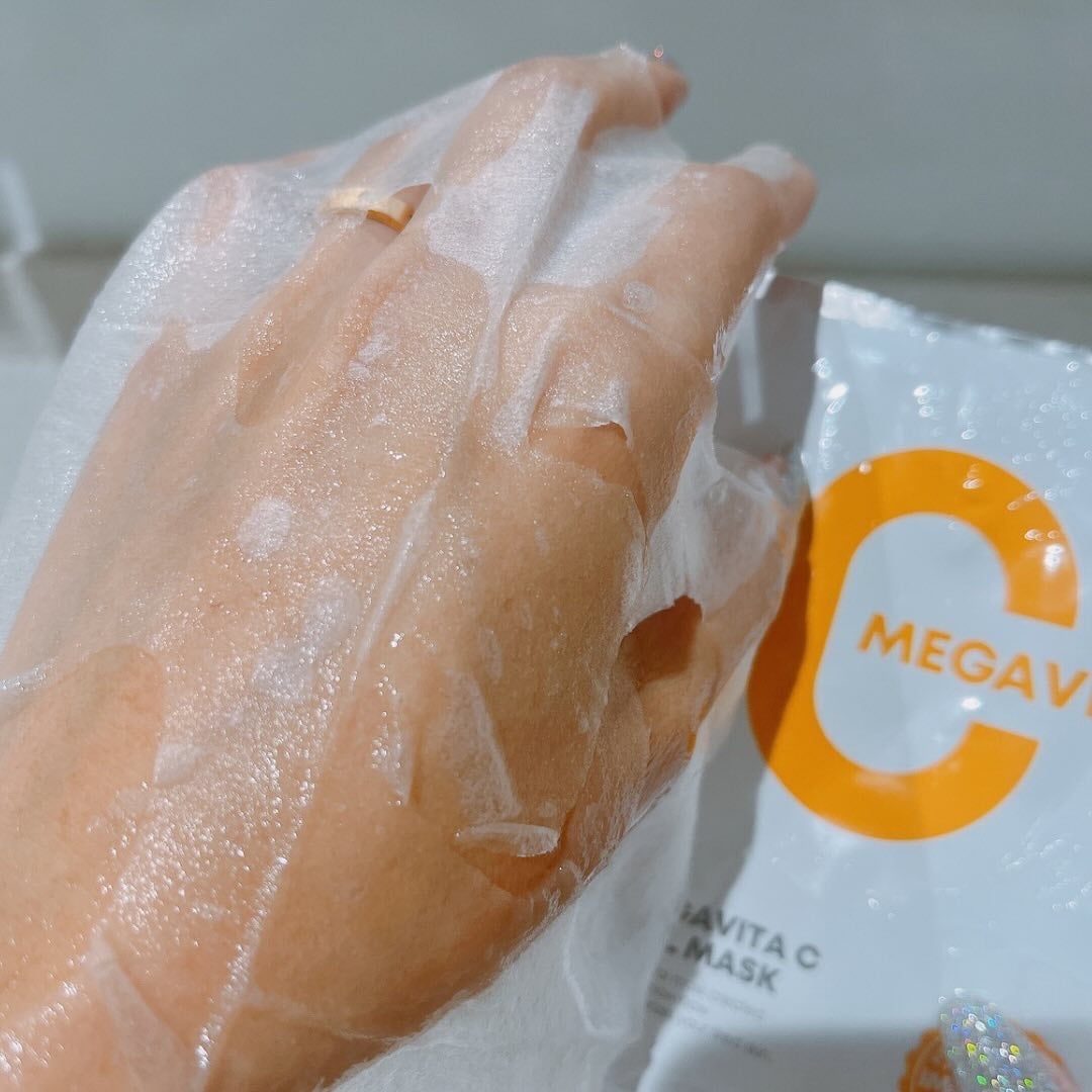 メガビタCリバイタルマスク/ELT COSMETICS/シートマスク・パックを使ったクチコミ(3枚目)