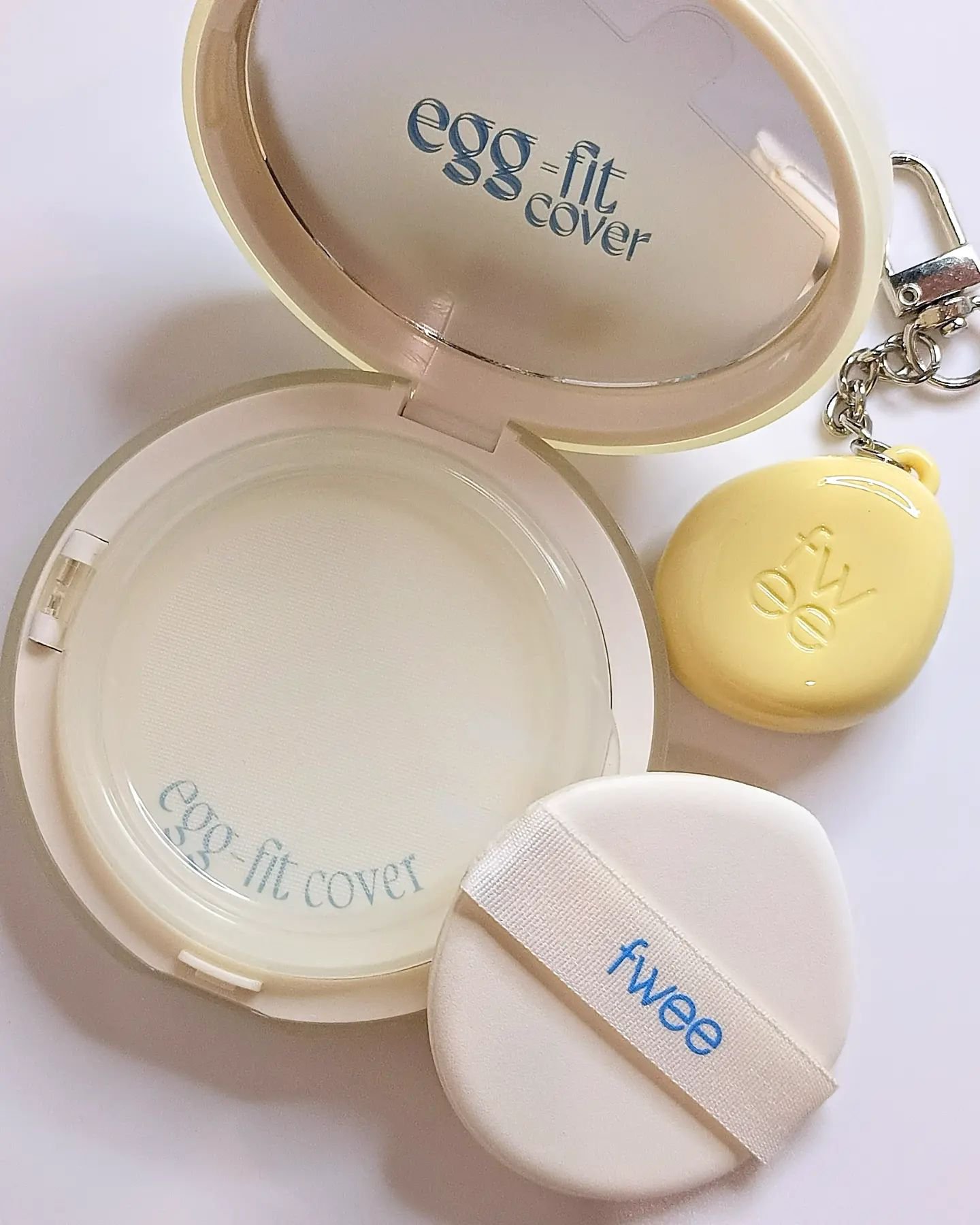 フィー クッションエッグフィットカバー 1.5 ピーチ/fwee/クッションファンデーションを使ったクチコミ（2枚目）