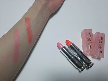SWEET GLAM TINT GLOW/SECRET KEY/口紅を使ったクチコミ(2枚目)