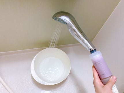 ビタミンシャワーフィルター ライラックブロッサム/H2O1/その他を使ったクチコミ(4枚目)