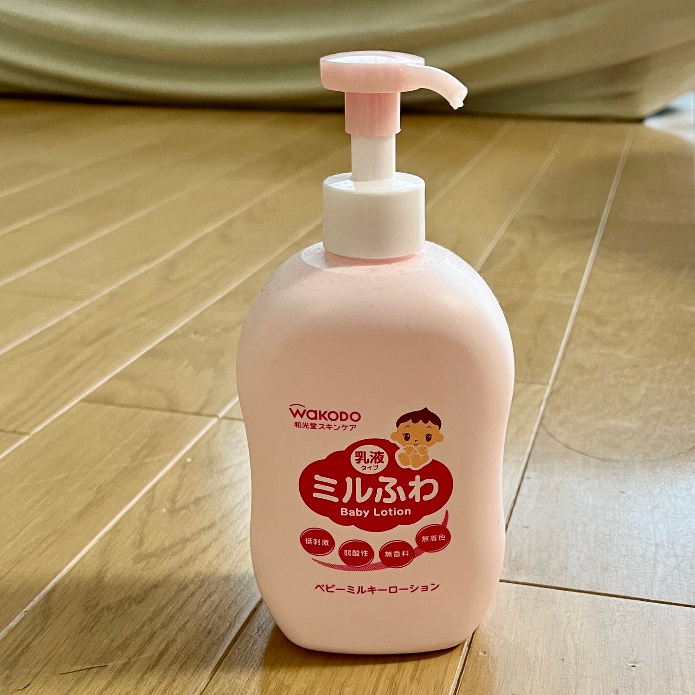 ベビーミルキーローション/ミルふわ/ボディローションを使ったクチコミ(1枚目)