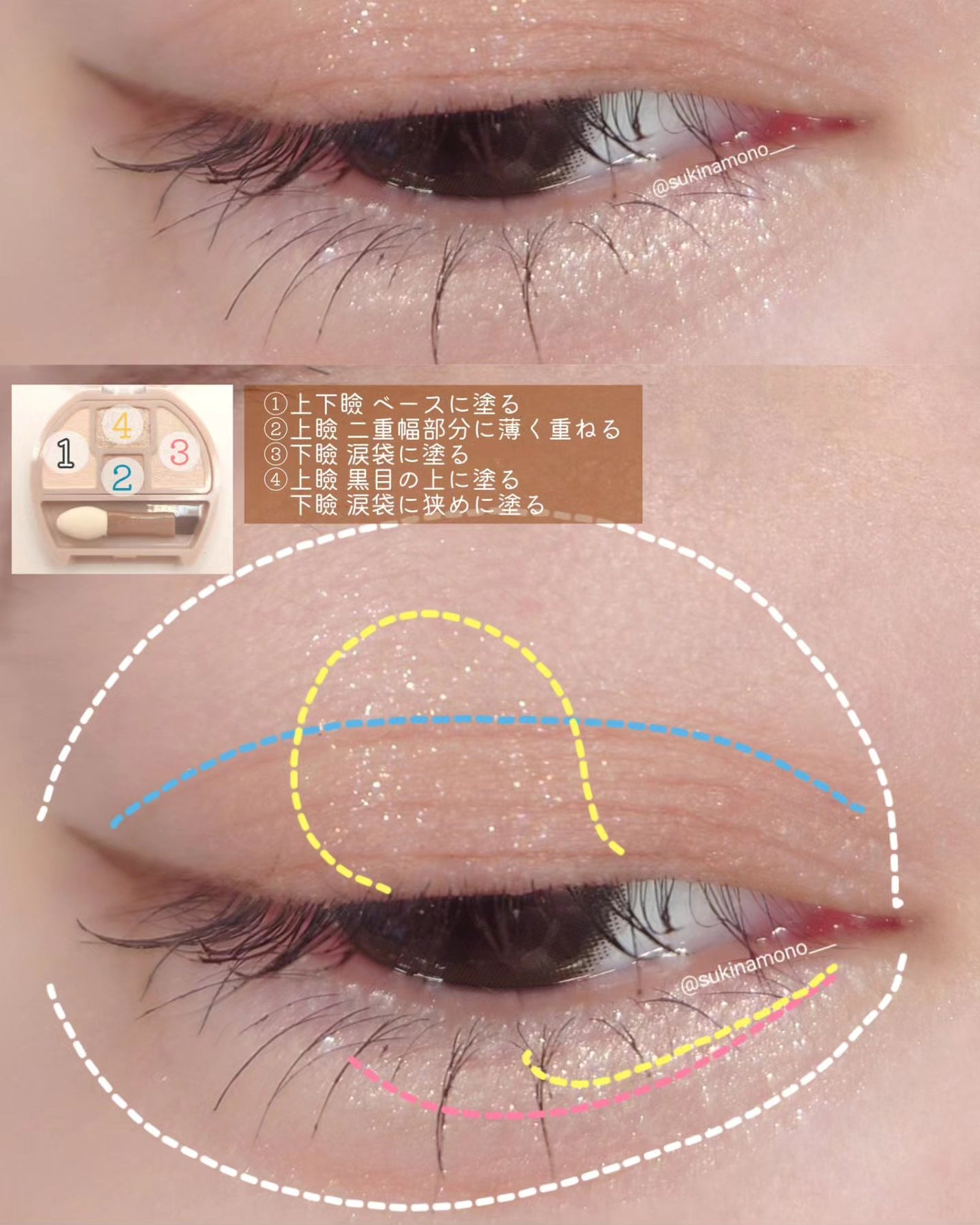 プランぷくコーデアイズ/キャンメイク/パウダーアイシャドウを使ったクチコミ(5枚目)