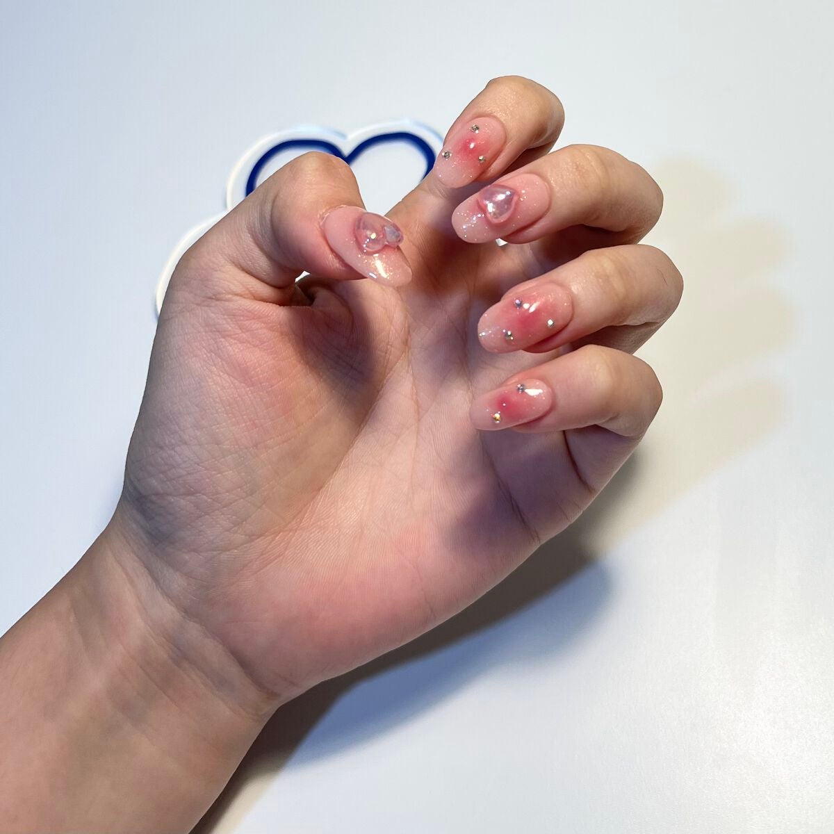 ネイルチップオーバルタイプ/DAISO/ネイルチップ・パーツを使ったクチコミ(3枚目)