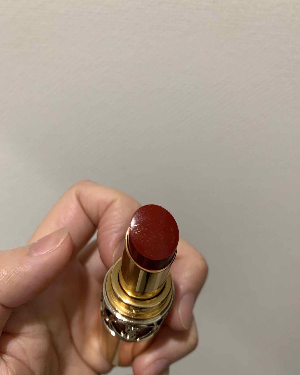 ルージュ ヴォリュプテ シャイン/YVES SAINT LAURENT BEAUTE/口紅を使ったクチコミ（1枚目）