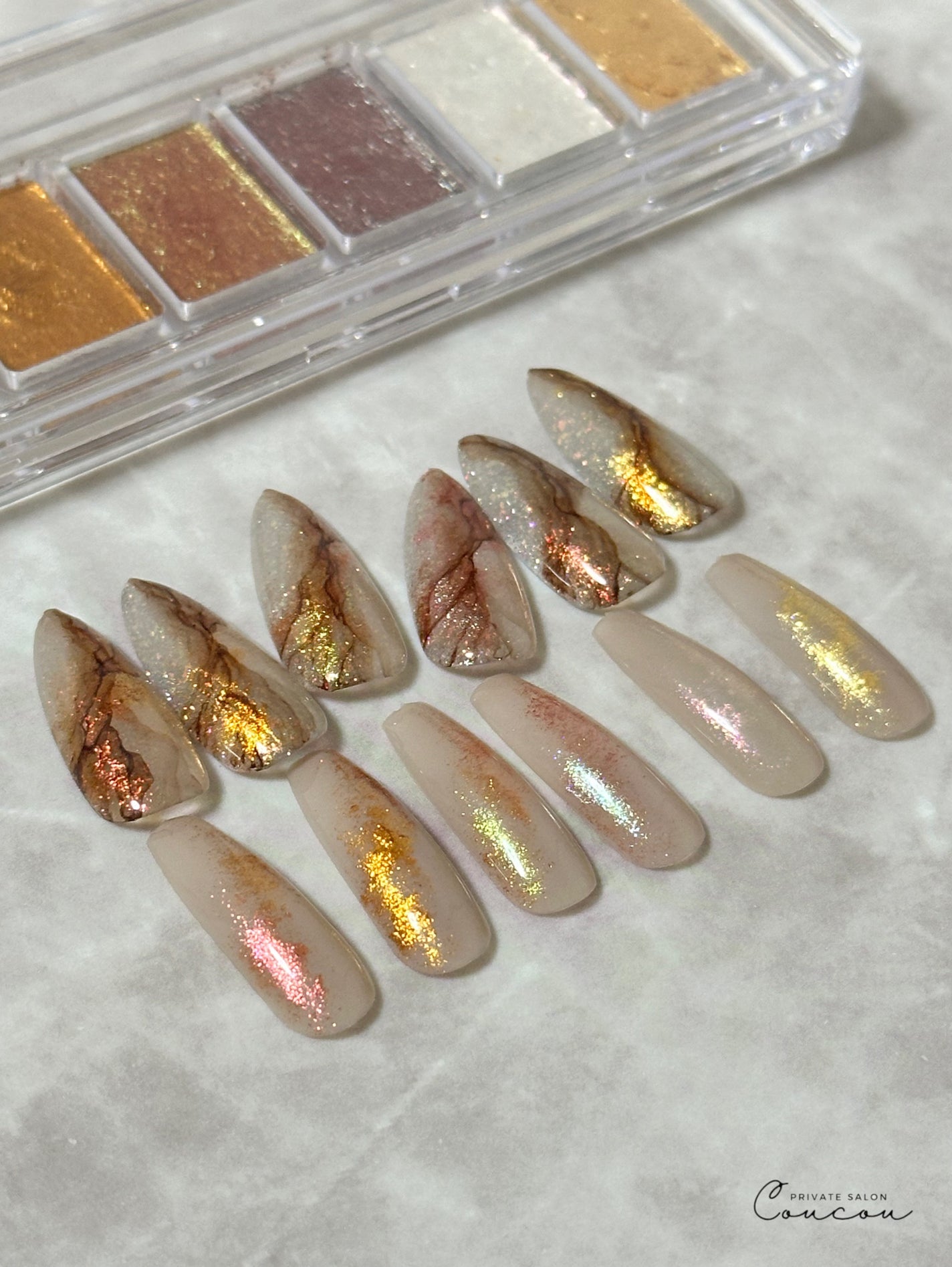 🐒ズボラママみっちゃんの高見えネイル💅 on LIPS 「←他にもたくさん投稿してます@wsptjapan_nailさん..」(1枚目)