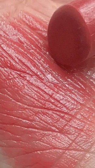 グレイズバームリップ GB03 アプリコットシナモン/excel/口紅を使ったクチコミ（3枚目）