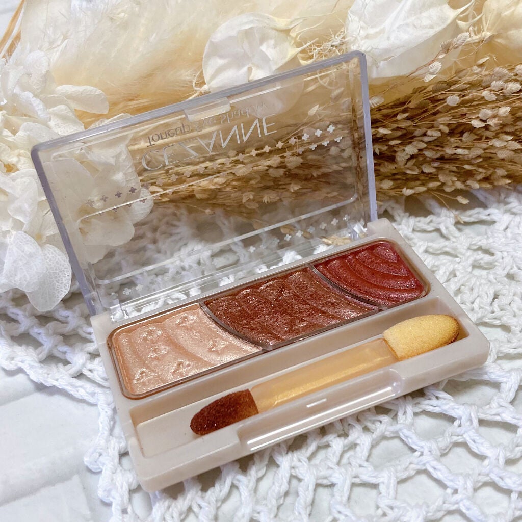 トーンアップアイシャドウ/CEZANNE/アイシャドウパレットを使ったクチコミ(2枚目)