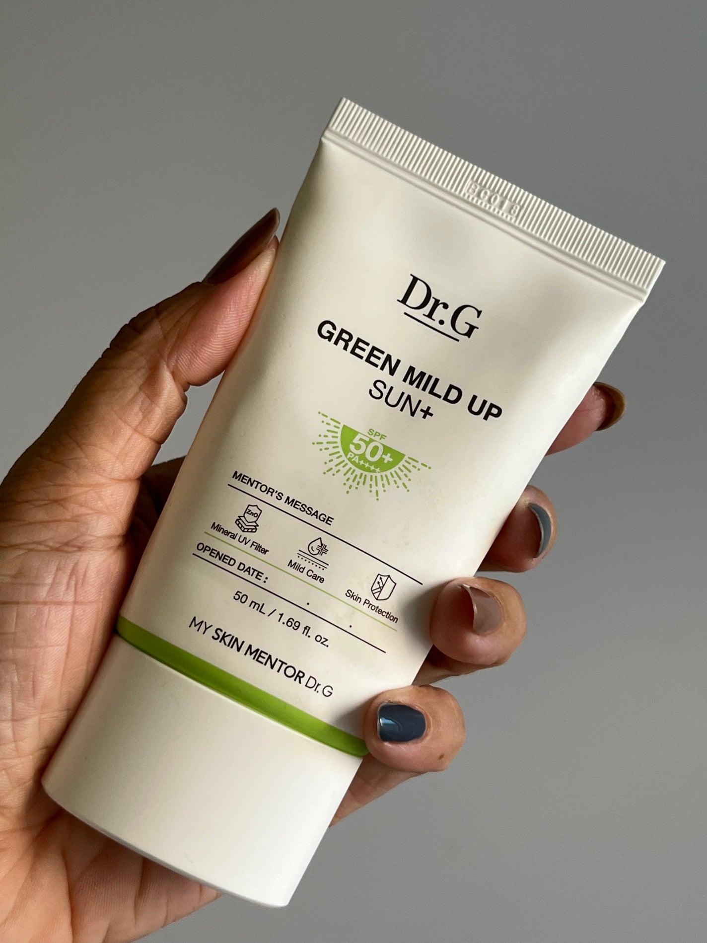 グリーンマイルドアップサンプラス/Dr.G/日焼け止めクリームを使ったクチコミ(2枚目)