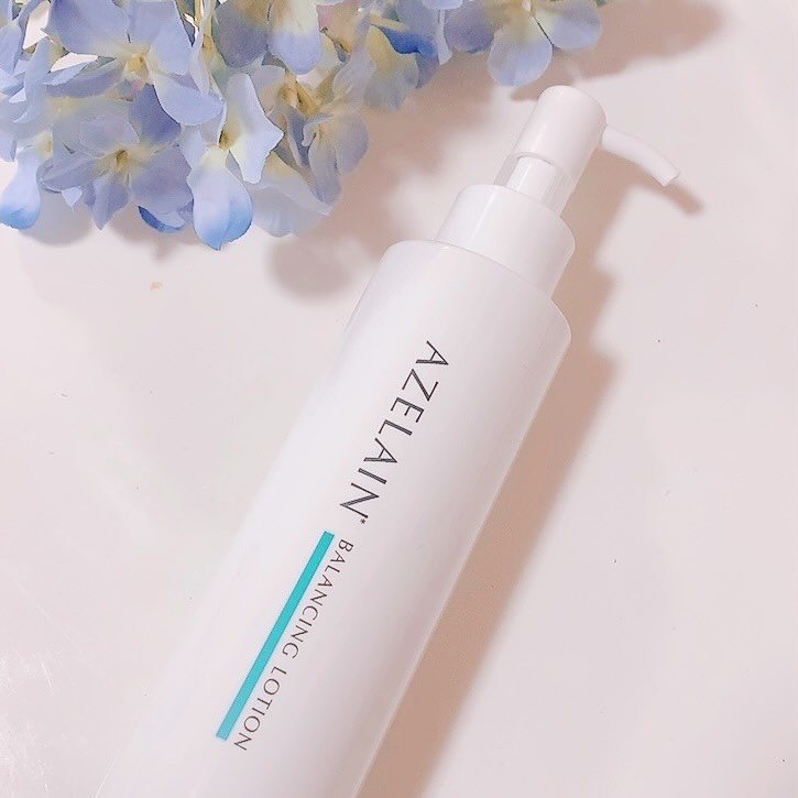 AZELAIN AZLAIN　化粧水　AZバランシングローションのクチコミ「
美容成分たっぷりで、乾燥による毛穴をめだたなくしてくれるそう˚ෆ*₊ ⁌̴̶̷ั ॣ·̮ ॣ.....」（1枚目）