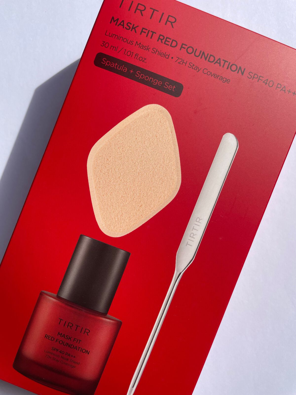 マスクフィットレッドファンデーション 21N アイボリー(IVORY)/TIRTIR(ティルティル)/リキッドファンデーションを使ったクチコミ（2枚目）