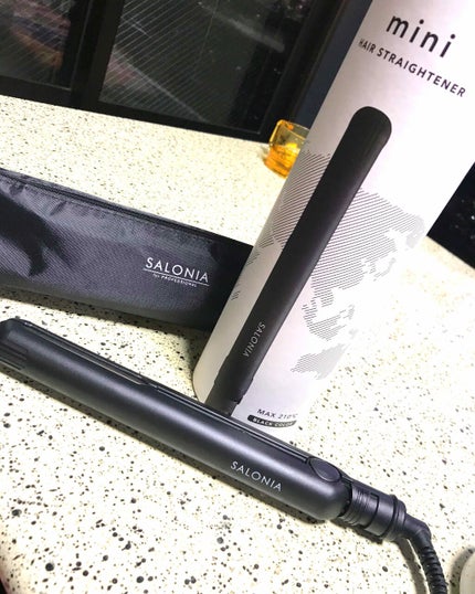 SALONIA ミニストレートヘアアイロン/SALONIA/ストレートアイロンを使ったクチコミ(1枚目)