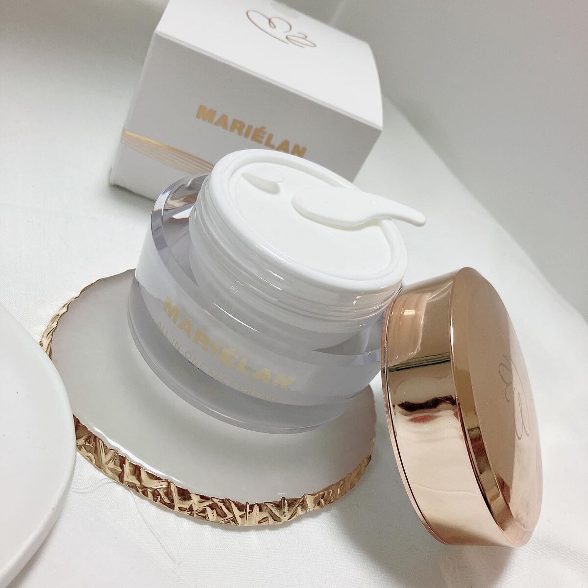 オールインワン フェイスクリーム /MARIÉLAN/オールインワン化粧品を使ったクチコミ（2枚目）