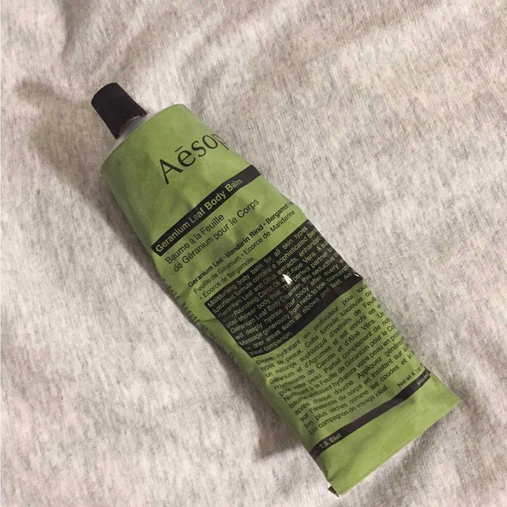ゼラニウム ボディバーム/Aesop/ボディクリームを使ったクチコミ(1枚目)