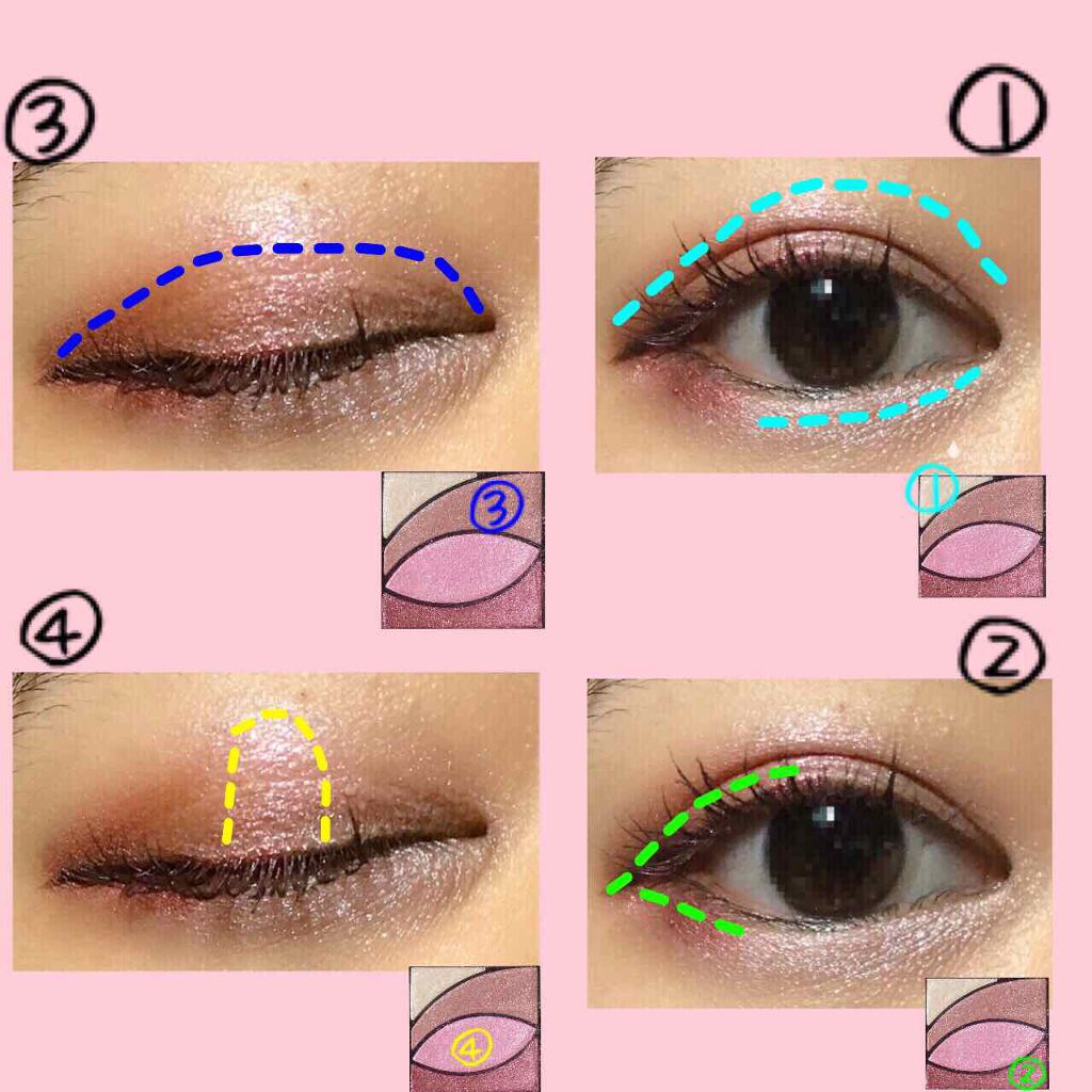 UR GLAM VELVET EYE COLOR PALETTE/U R GLAM/アイシャドウパレットを使ったクチコミ(3枚目)