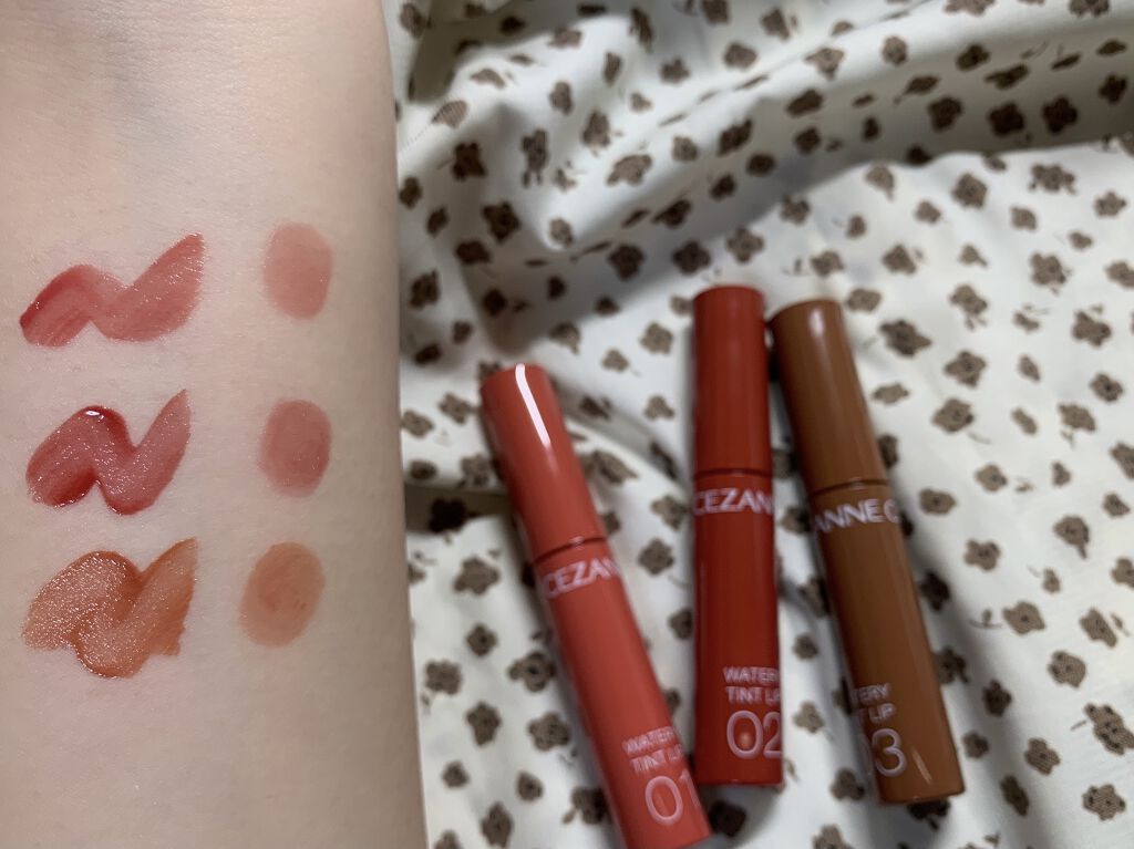 ウォータリーティントリップ/CEZANNE/リップティントを使ったクチコミ（1枚目）