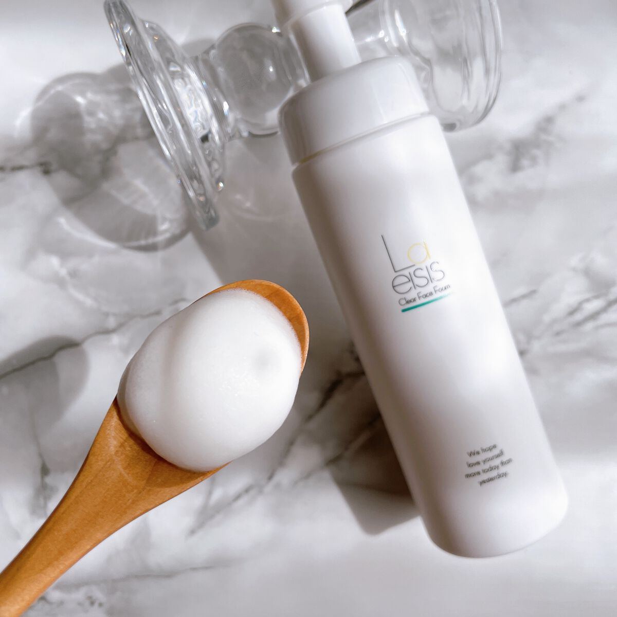 クリアフェイスフォーム/Laeisis/洗顔フォームを使ったクチコミ（2枚目）