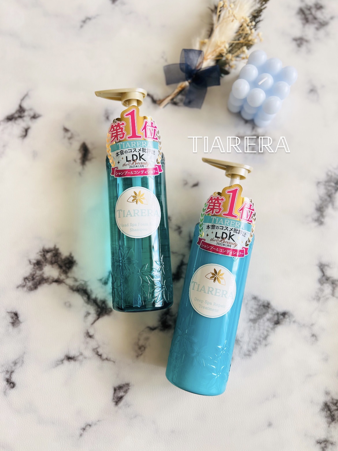 ヘッドスパフォームリッチシャンプー／ディープスパリペアトリートメント/TIARERA/市販シャンプーを使ったクチコミ（1枚目）