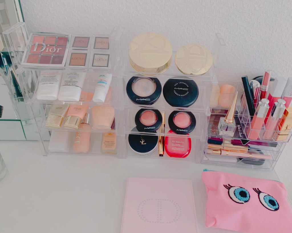 LED卓上ミラー(トレー付き)/ニトリ/その他化粧小物を使ったクチコミ（2枚目）