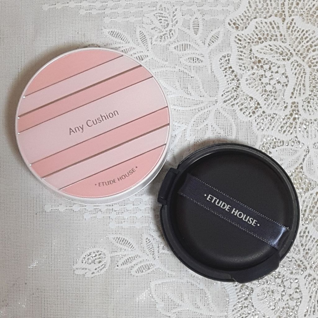 ダブルラスティング クッション ニュートラルベージュ/ETUDE/クッションファンデーションを使ったクチコミ（1枚目）