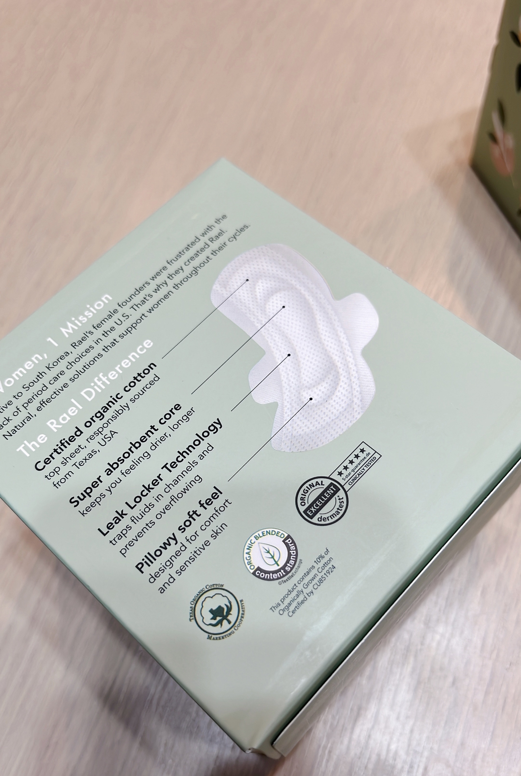 Rael オーガニックコットンカバーパッド/Rael/コットンを使ったクチコミ（2枚目）