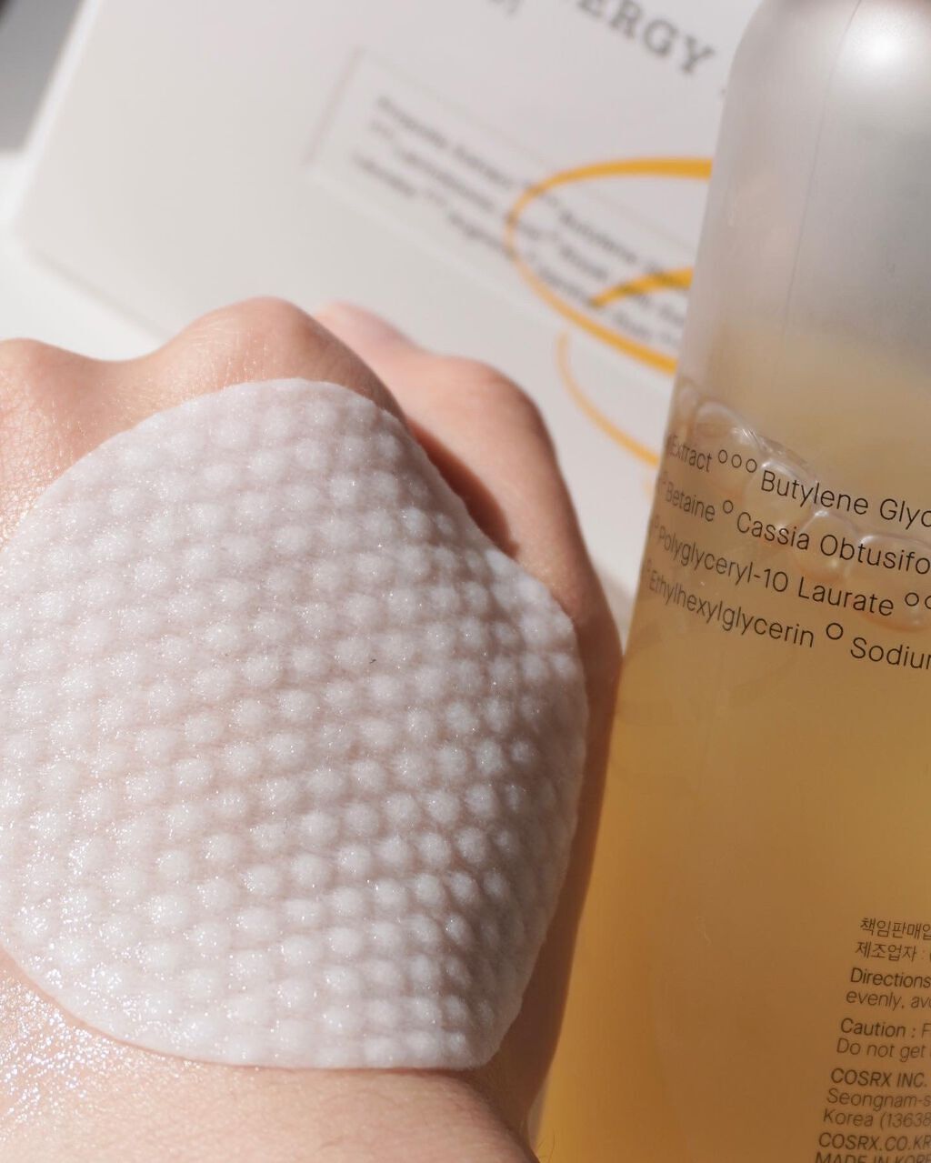 フルフィットプロポリスシナジーパッド/COSRX/トナーパッドを使ったクチコミ(7枚目)