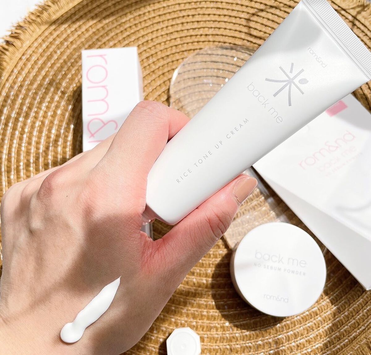 バックミートーンアップクリーム/rom&nd/化粧下地を使ったクチコミ(4枚目)