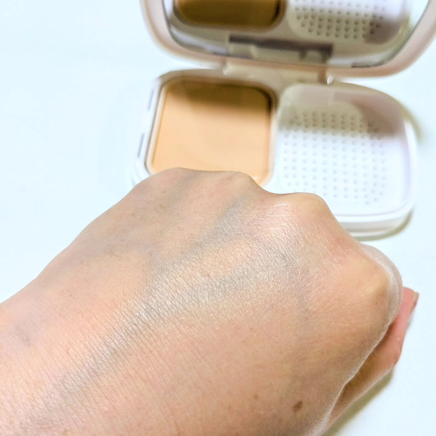 パウダーファンデーション/media luxe/パウダーファンデーションを使ったクチコミ（3枚目）